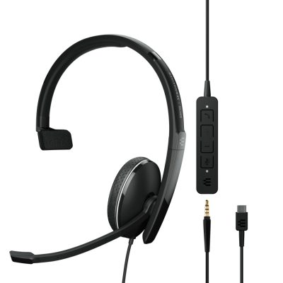 EPOS Sennheiser ADAPT 135 II Usb-C 3,5mm Jaklı Tek Taraflı Taçlı Kablolu Kulaklık