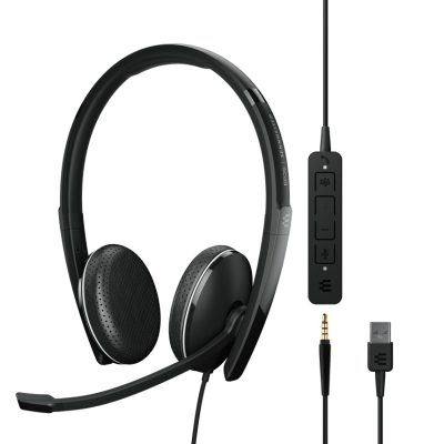 EPOS Sennheiser ADAPT 165T II 3,5mm Jaklı Usb-A Çift Taraflı Taçlı Kablolu Kulaklık